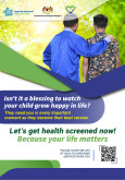 Let's Get Health Screened Now! Becaus Your Life Matters